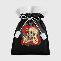 Мешок для подарков Metallica Skull, цвет: 3D-принт