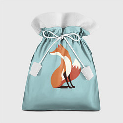 Мешок для подарков Minimal Fox, цвет: 3D-принт
