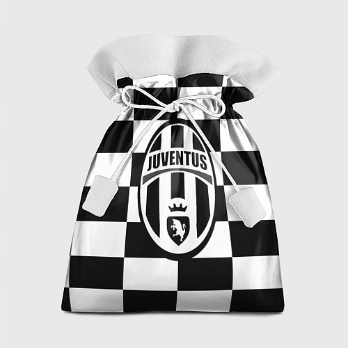 Подарочный мешок FC Juventus: W&B Grid / 3D-принт – фото 1