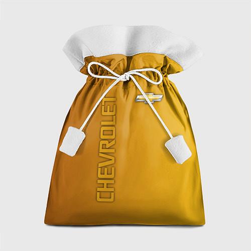Подарочный мешок Chevrolet желтый градиент / 3D-принт – фото 1