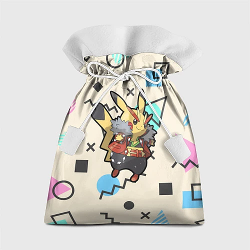 Подарочный мешок Pikachu Geometry / 3D-принт – фото 1