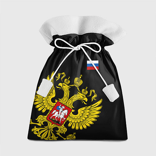 Подарочный мешок Флаг и Герб России / 3D-принт – фото 1