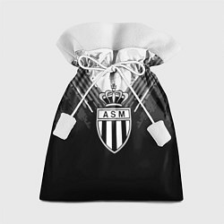 Мешок для подарков FC Monaco: Black Style, цвет: 3D-принт