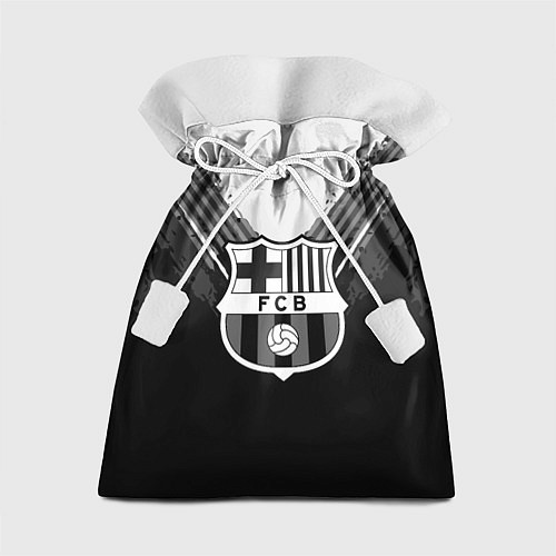Подарочный мешок FC Barcelona: Black Style / 3D-принт – фото 1