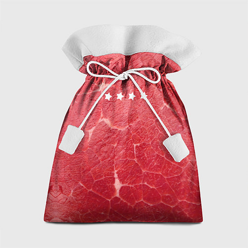 Подарочный мешок Мясо 100% / 3D-принт – фото 1