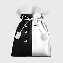 Мешок для подарков Infiniti: Black & White, цвет: 3D-принт