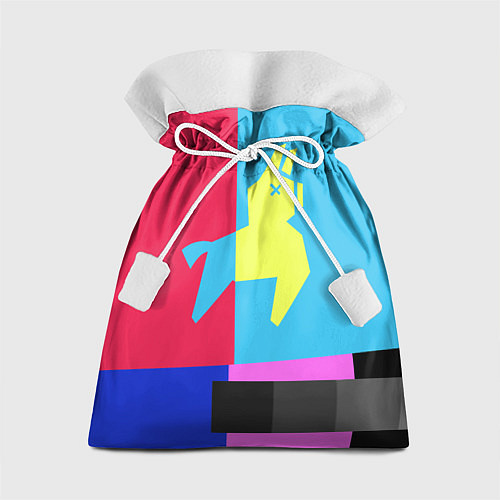 Подарочный мешок Цветная Лама / 3D-принт – фото 1