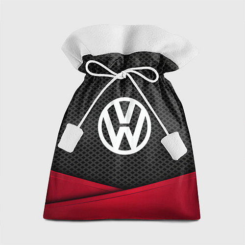 Подарочный мешок Volkswagen: Grey Carbon / 3D-принт – фото 1