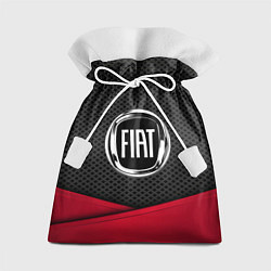 Мешок для подарков Fiat: Grey Carbon, цвет: 3D-принт