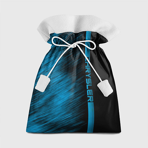 Подарочный мешок Chrysler синие полосы / 3D-принт – фото 1