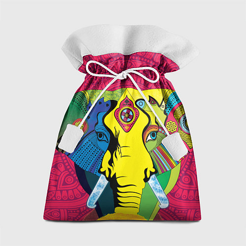 Подарочный мешок Индийский слон / 3D-принт – фото 1