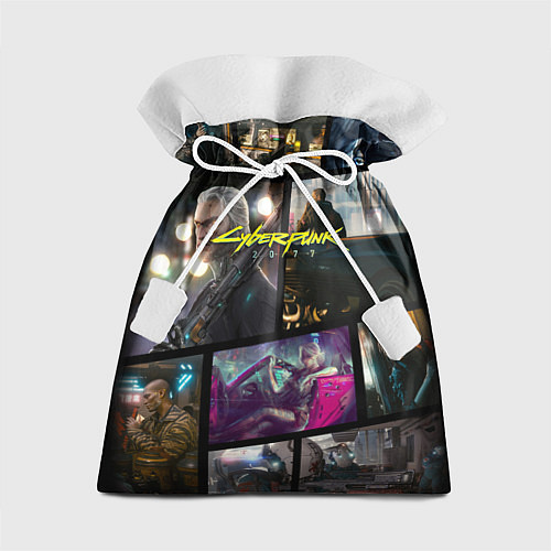 Подарочный мешок Cyberpunk 2077: Stories / 3D-принт – фото 1