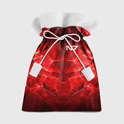 Мешок для подарков Mass Effect: Red Armor N7, цвет: 3D-принт