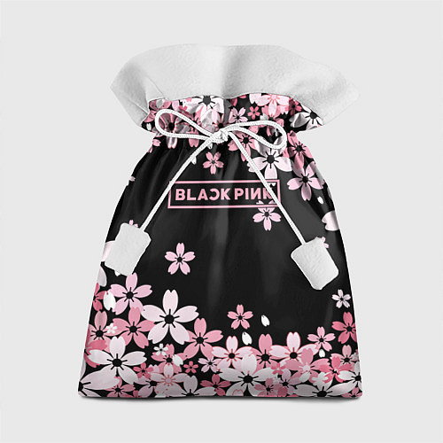 Подарочный мешок Black Pink: Pink Sakura / 3D-принт – фото 1