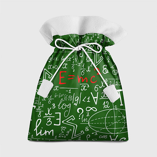 Подарочный мешок E=mc2: Green Style / 3D-принт – фото 1