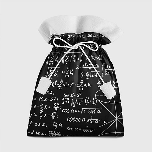Подарочный мешок Алгебраические формулы / 3D-принт – фото 1