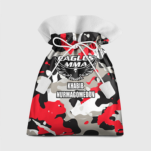 Подарочный мешок Khabib Nurmagomedov: Red Camo / 3D-принт – фото 1