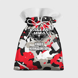 Мешок для подарков Khabib Nurmagomedov: Red Camo, цвет: 3D-принт