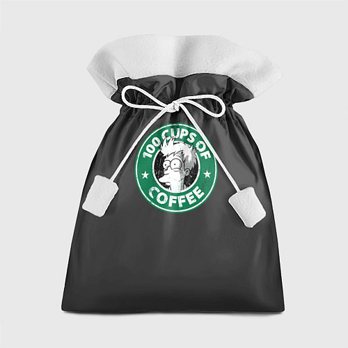 Подарочный мешок 100 cups of coffee / 3D-принт – фото 1