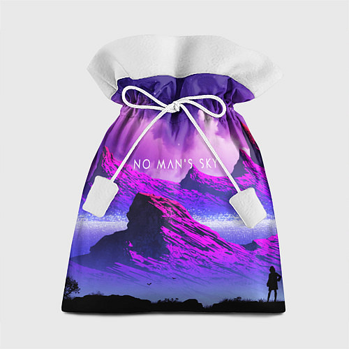 Подарочный мешок No Man's Sky: Neon Mountains / 3D-принт – фото 1