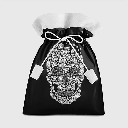 Подарочный мешок Diamond Skull / 3D-принт – фото 1