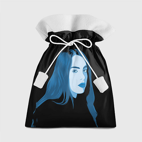 Подарочный мешок Billie Eilish: Blue Style / 3D-принт – фото 1