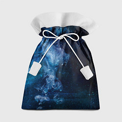 Мешок для подарков Синий космос, цвет: 3D-принт