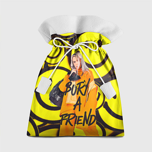 Подарочный мешок Billie Eilish: Bury a Friend / 3D-принт – фото 1