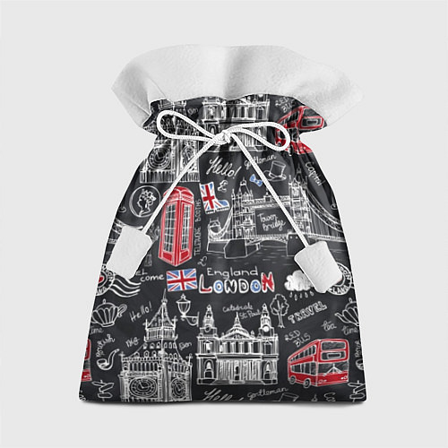 Подарочный мешок Привет Лондон / 3D-принт – фото 1