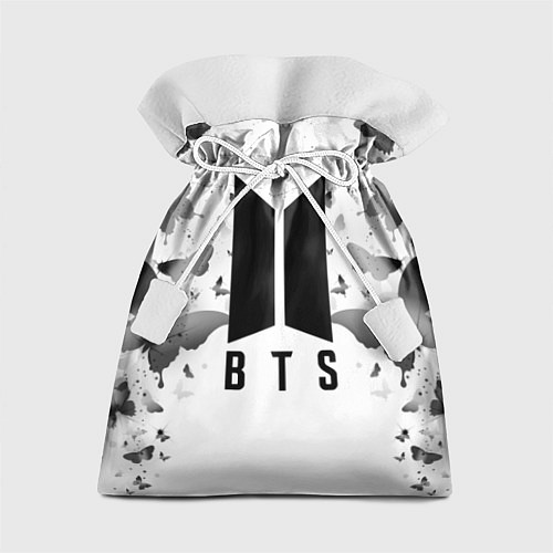 Подарочный мешок BTS: Grey Butterflies / 3D-принт – фото 1