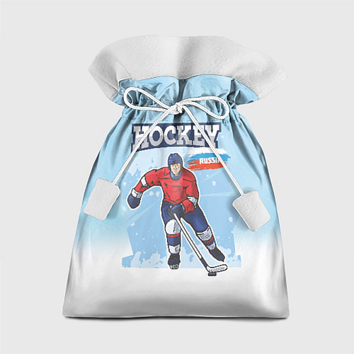 Подарочный мешок Хоккей Russia / 3D-принт – фото 1