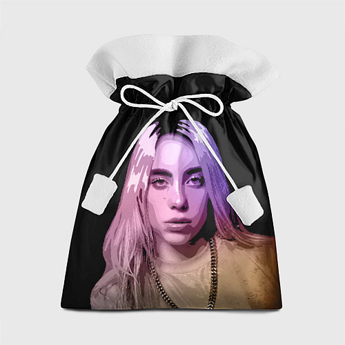 Подарочный мешок BILLIE EILISH: Violet Mood / 3D-принт – фото 1