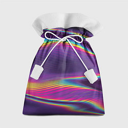 Мешок для подарков Разноцветные волнообразные, цвет: 3D-принт