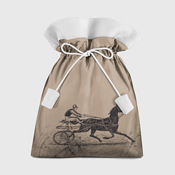 Мешок для подарков Лошадь с колесницей, цвет: 3D-принт