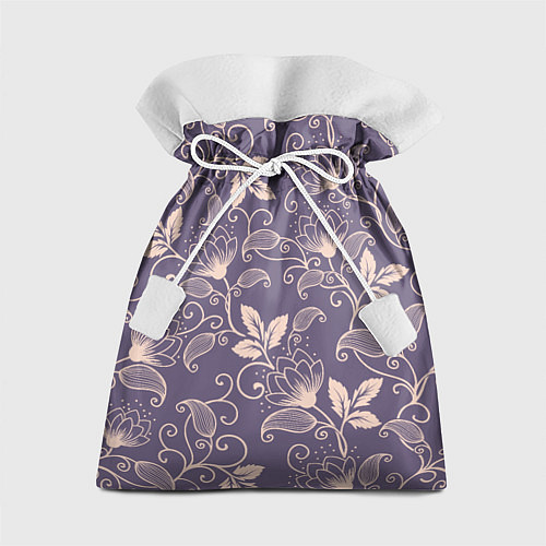 Подарочный мешок Узоры Цветы / 3D-принт – фото 1