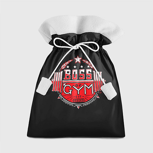 Подарочный мешок Boss of GYM акварель / 3D-принт – фото 1