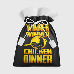 Мешок для подарков Winner Chicken Dinner, цвет: 3D-принт