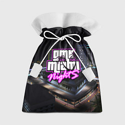 Мешок для подарков GTA VI: MIAMI NIGHTS, цвет: 3D-принт