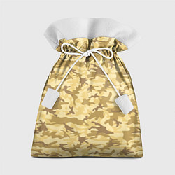 Мешок для подарков Камуфляж: пустынный, цвет: 3D-принт