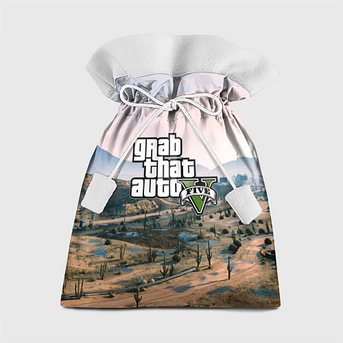 Подарочный мешок Grand Theft Auto 5 / 3D-принт – фото 1