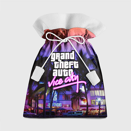 Подарочный мешок Grand Theft Auto Vice City / 3D-принт – фото 1