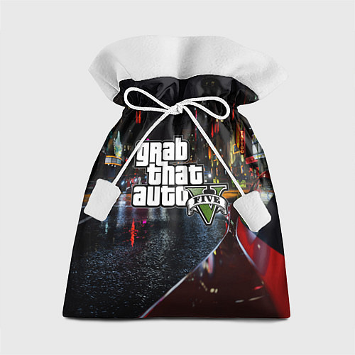 Подарочный мешок Grand Theft Auto V / 3D-принт – фото 1