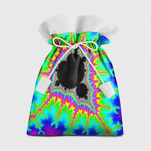 Подарочный мешок Фрактальная кислотная черная дыра - множество Манд / 3D-принт – фото 1