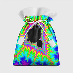 Мешок для подарков Фрактальная кислотная черная дыра - множество Манд, цвет: 3D-принт