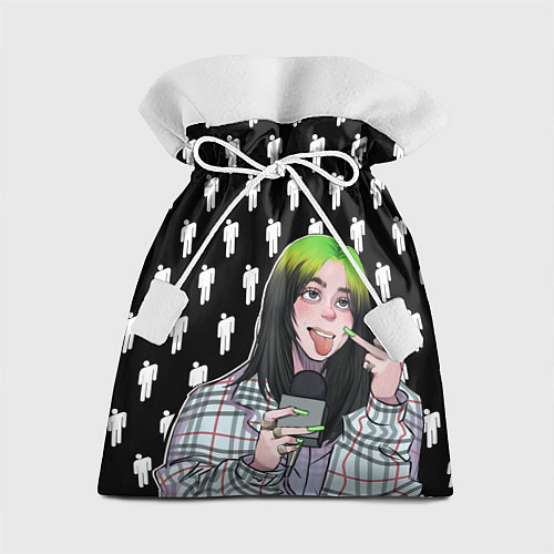 Подарочный мешок Billie Eilish / 3D-принт – фото 1