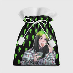 Мешок для подарков Billie Eilish, цвет: 3D-принт