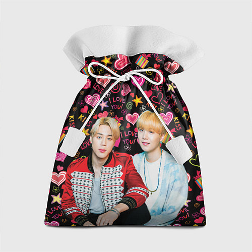 Подарочный мешок BTS: Юнмины Чимин и Юнги / 3D-принт – фото 1