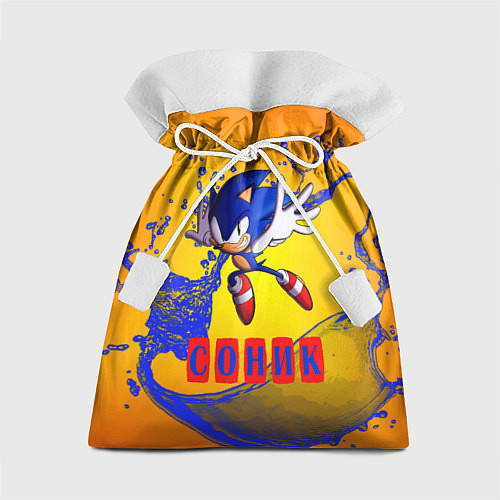 Подарочный мешок Sonic - Соник / 3D-принт – фото 1