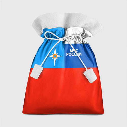 Подарочный мешок Флаг МЧС России / 3D-принт – фото 1