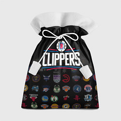 Мешок для подарков Los Angeles Clippers 2, цвет: 3D-принт